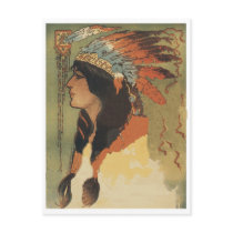 Vintage Indian Girl postcards