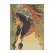 Vintage Indian Girl postcards