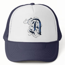Vintage Initial A Hat