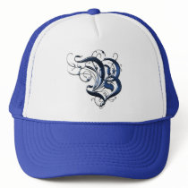 Vintage Initial B Trucker Hat