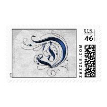 Vintage Initial D Stamps