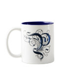 Vintage Initial P mugs