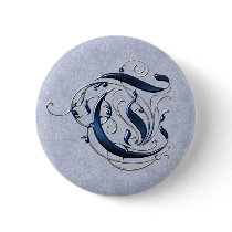 Vintage Initial T buttons by initials Vintage Initial T buttons