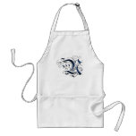 Vintage Initial U Apron