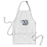Vintage Initial W Aprons