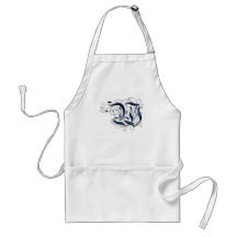 Vintage Initial W Aprons