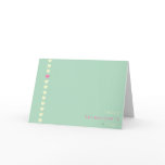 Vintage Inspired Green Heart Valentine's Day Card