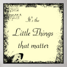 Vintage Inspiring Quote Poster Print