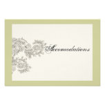 Vintage Invitation Enclosures // Green