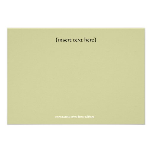 Vintage Invitation Enclosures // Green