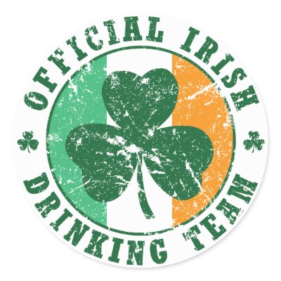 'Vintage' Irish Drinking Team Sticker by NSKINY