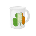Vintage Irish Flag Shamrock Pitchers