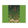 Vintage Irish Heart Symbols Clovers Harp Post Card