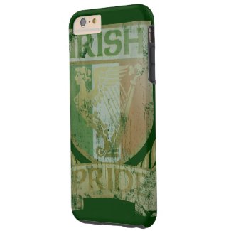 Vintage Irish Pride Crest Tough iPhone 6 Plus Case