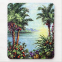 Vintage Island Mouse Pad mousepads
