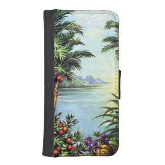 Vintage Island Phone Wallet