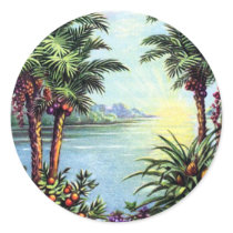 Vintage Island Stickers