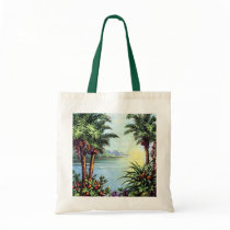 Vintage Island Tote Bag