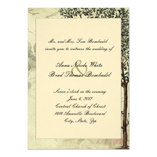 wedding invitations wording in italian vintage italian myrtle tree wedding invitation zazzle wedding invitations wording in italian vintage italian myrtle tree wedding invitation zazzle