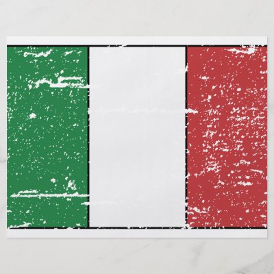 italy flag. Vintage Italy Flag Flyers by