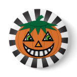 Vintage Jack O Lantern Button