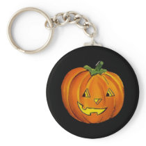 Vintage Jack O Lantern Keychain