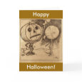 Vintage Jack o'Lanterns Talking card