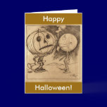 Vintage Jack o'Lanterns Talking cards