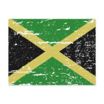 Vintage Jamaica Flag Postcard