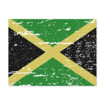 Vintage Jamaica Flag postcards by flagshirts Vintage Jamaica Flag postcards