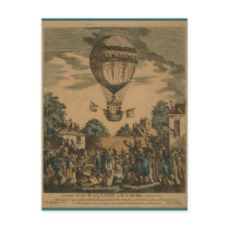 Vintage James Sadler Hot Air Ballon Postcards