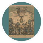 Vintage James Sadler Hot Air Ballon Stickers