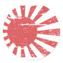 Vintage Japan Navy Flag stickers by flagshirts Vintage Japan Navy Flag stickers