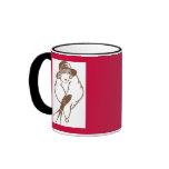 Vintage Japanese Art Deco Lady, 1933 Mug