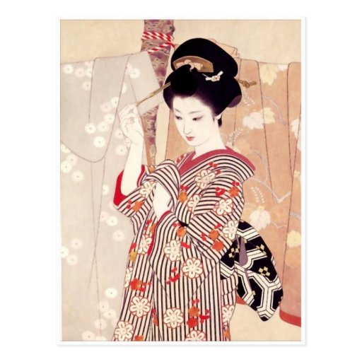 Vintage Japanese Art Postcard | Zazzle