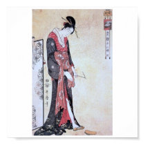 Vintage Japanese Art Poster posters by samkar Vintage Japanese Art Poster posters