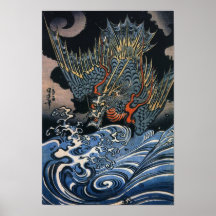 Vintage Japanese Art Poster