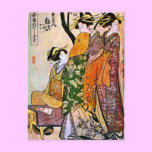 Vintage Japanese Artwork Featuring Geisha postcards
