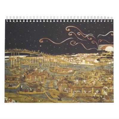 Vintage Japanese Calendar by World_Wonders