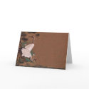Vintage Japanese Cranes Wedding Invitations cards