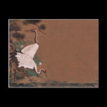 Vintage Japanese Cranes Wedding Invitations
