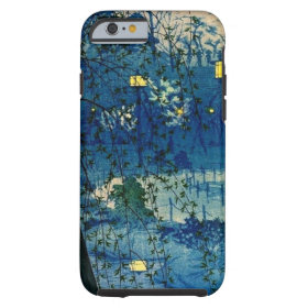 Vintage Japanese Evening in Blue Tough iPhone 6 Case