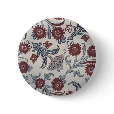 Vintage Japanese Fabric Art Gifts Pinback Button by japaneseartmall