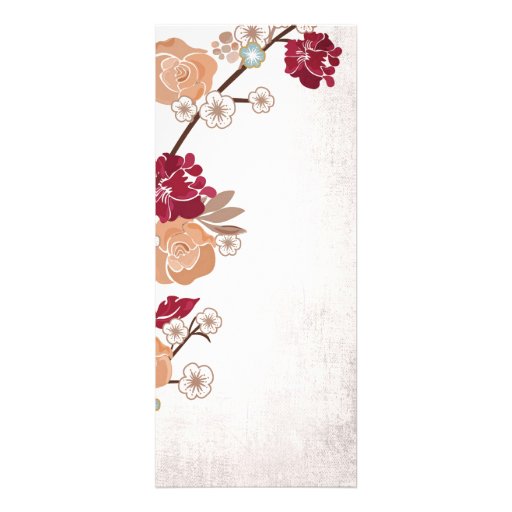 Vintage Japanese flowers Invitation