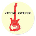 Vintage Japanese Guitar Sticker