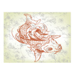 vintage japanese koi fish art 2 posters