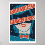 Vintage japanese matchbox cover (Fancy Hall) Posters