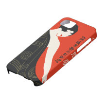 Vintage japanese matchbox (Girl) iPhone 5 Cover