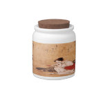 Vintage Japanese Print Candy Jar