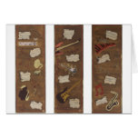 Vintage Jazz Music Trio - Greeting card